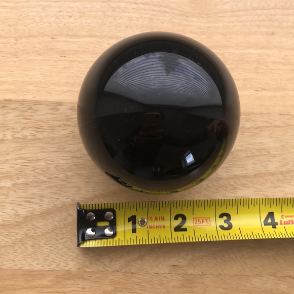 CB2 Nix black decorative sphere object - Picture 6 of 7